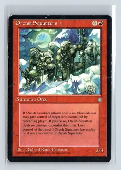 ORCISH SQUATTERS - MTG Magic the Gathering Card - Ice Age - Rare - Image 1