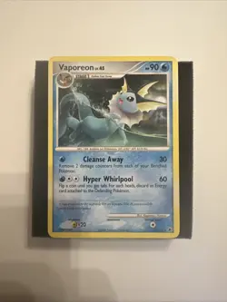 Pokemon Vaporeon 34/100 Majestic Dawn Regular Non-Holo Card LP/NM - Image 1