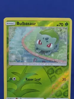 Bulbasaur Reverse Holo 1/73 Shining Legends Pokemon Card Tcg Ccg 2017 - Image 3