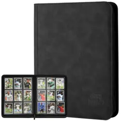 Trading Card Binder, Premium 9 Pocket Double Sided 540 Pocket PU Card Collect... - Image 1