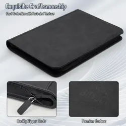 Trading Card Binder, Premium 9 Pocket Double Sided 540 Pocket PU Card Collect... - Image 2