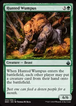 Hunted Wumpus - Light Play MTG Battlebond - Image 1