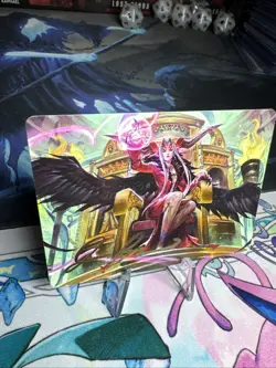 Mtg Final Fantasy Sorceress’s Schemes Gold Art - Image 2