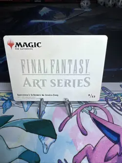 Mtg Final Fantasy Sorceress’s Schemes Gold Art - Image 4