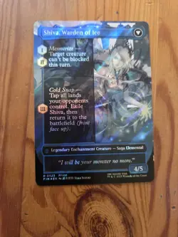 MTG - Final Fantasy - Jill, Shiva's Dominant (Borderless, Surge Foil) - Image 3
