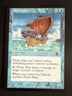 1x Pirate Ship (28) Time Spiral Timeshifted LP MTG Magic the Gathering x1 MKE - Image 1