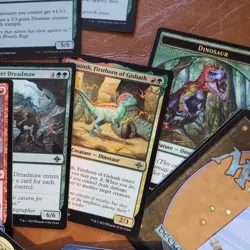 Zacama's DINOSAURS RedWhiteGreen *Complete Commander Deck*- ALL 100 MTG Cards - Image 4