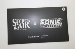 MTG Secret Lair Sonic the Hedgehog - Friends & Foes - Rainbow Foil - Sealed - Image 1