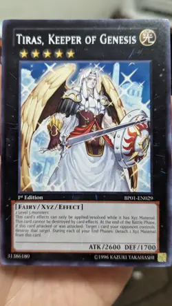 YuGiOh Tiras, Keeper of Genesis BP01-EN029 1st Ed Collectable Trading Card Game. - Image 1