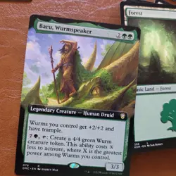 WURMS WORMS WYRMS GREEN DAY Baru General Whole *COMMANDER DECK* 100 MTG Cards - Image 1