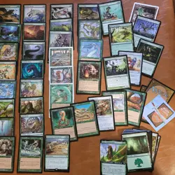 WURMS WORMS WYRMS GREEN DAY Baru General Whole *COMMANDER DECK* 100 MTG Cards - Image 2