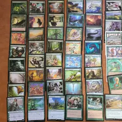 WURMS WORMS WYRMS GREEN DAY Baru General Whole *COMMANDER DECK* 100 MTG Cards - Image 3