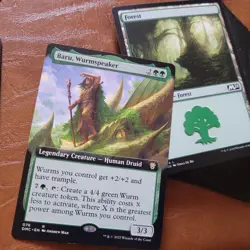 WURMS WORMS WYRMS GREEN DAY Baru General Whole *COMMANDER DECK* 100 MTG Cards - Image 1