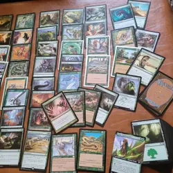 WURMS WORMS WYRMS GREEN DAY Baru General Whole *COMMANDER DECK* 100 MTG Cards - Image 2
