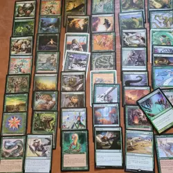 WURMS WORMS WYRMS GREEN DAY Baru General Whole *COMMANDER DECK* 100 MTG Cards - Image 3