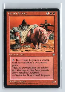 ORCISH FARMER - MTG Magic the Gathering Card - Ice Age - Common - Image 1