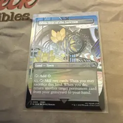 MTG Eden, Seat of the Sanctum (Borderless) Final Fantasy Foil #0355 - Image 2