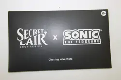 MTG Secret Lair Sonic the Hedgehog - Chasing Adventure - Non-Foil - Sealed - Image 1