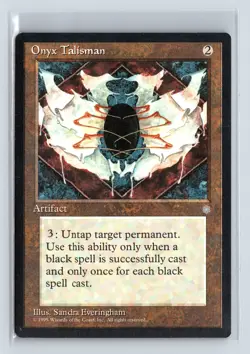 ONYX TALISMAN - MTG Magic the Gathering Card - Ice Age - Uncommon - Image 1