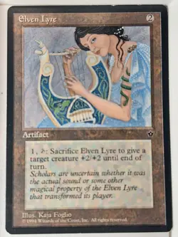 Elven Lyre - Fallen Empires - Magic the Gathering MTG Nice! - Image 1