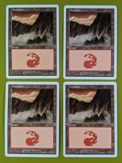 Mountain (339) x4 Seventh Edition 7th 4x Magic the Gathering MTG - Image 1