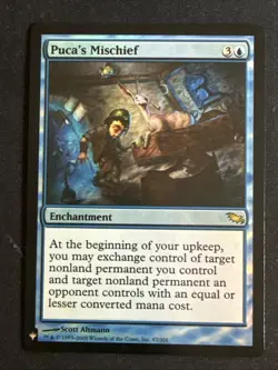 1x Foil Puca's Mischief (47) The List Reprints LP MTG Magic the Gathering x1 MKE - Image 1