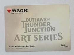 MTG Magic OTJ Outlaws of Thunder Junction Art Series #36 Plains - Image 2