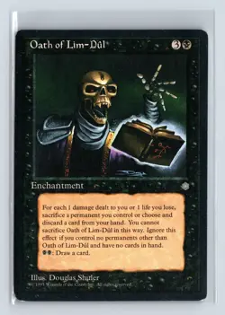 OATH OF LIM-DUL - MTG Magic the Gathering Card - Ice Age - Rare - Image 1