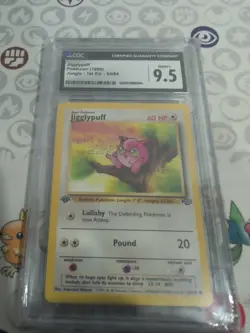 Jigglypuff 1st Edition 1999 Pokemon Jungle 54/64 CGC 9.5 MINT+ 🔥📈🔥 - Image 1