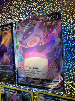 Pokemon TCG Galarian Slowking: 100/198 VMAX; 099/198 V; Cosmos Holo 098/198 - Image 3