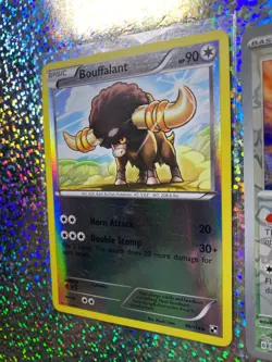 Pokemon Reverse Holo Bouffalant: Black & White 90/114; Obsidian Flames 174/197 - Image 5