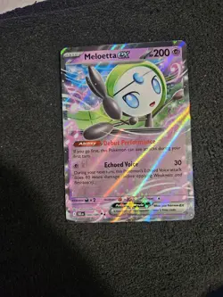 Meloetta Ex #44 Double Rare NM - Pokemon TCG: Scarlet and Violet Black Bolt 2025 - Image 1