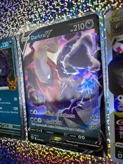 Pokemon TCG Astral Radiance: Full Art 099/189 Darkrai VSTAR; 098/189 Darkrai V - Image 4