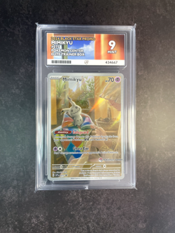 Mimikyu - SVP 075 - Pokemon Center Stamp Promo - ACE Graded 9 - Image 1