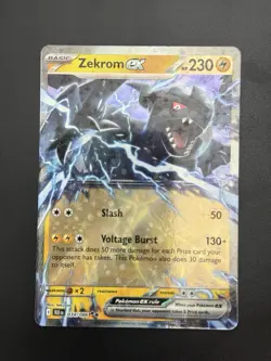 Zekrom ex #34 Double Rare NM - Pokemon TCG: Scarlet and Violet Black Bolt 2025 - Image 1