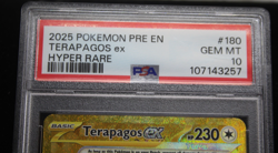 2025 POKEMON PRE EN-PRISMATIC EVOLUTIONS HYPER RARE #180 TERAPAGOS EX PSA 10 - Image 2