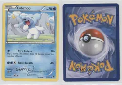Cubchoo Pokemon XY Furious Fists #21 15fy - Image 3