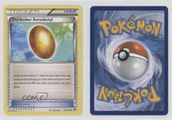 Old Amber Aerodactyl Pokemon XY Fates Collide #106 n1u - Image 3