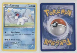 Cubchoo Pokemon XY Furious Fists #21 1bu3 - Image 3
