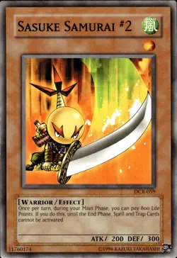 Sasuke Samurai #2 - DCR-059 - NM - YuGiOh - Image 1