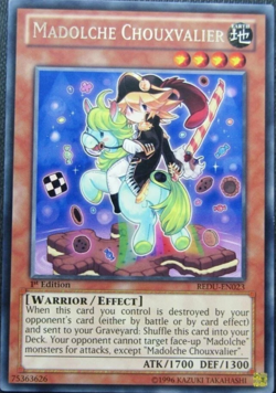 Madolche Chouxvalier - REDU-EN023 - Rare - Yugioh TCG Card - Image 1