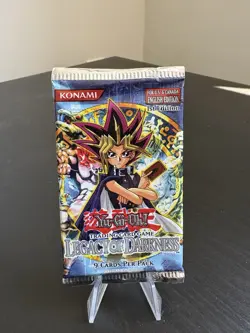 Yugioh TCG! SEALED Legacy of Darkness Booster Pack 1st Edition - Image 1