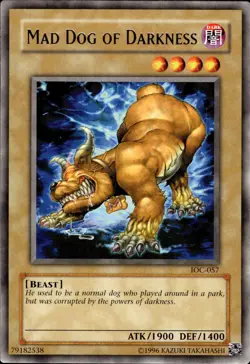Mad Dog Of Darkness - Rare IOC-057 - NM - YuGiOh - Image 1