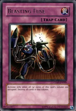Blasting Fuse - Rare CDIP-EN049 - NM - YuGiOh - Image 1