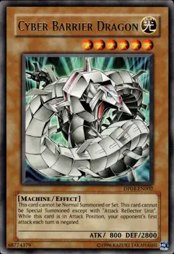 Cyber Barrier Dragon - Rare DP04-EN002 - LP - YuGiOh - Image 1