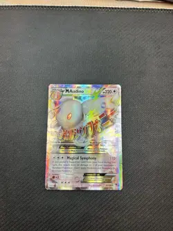 Pokemon TCG Mega M Audino EX 85/124 Ultra Rare Holo Card XY Fates Collide - Image 1