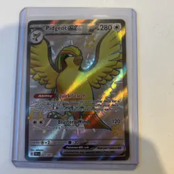 Shiny Pidgeot ex 221/091 Paldean Fates Holo Secret Ultra Rare Pokemon Card NM - Image 1