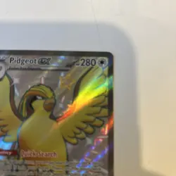 Shiny Pidgeot ex 221/091 Paldean Fates Holo Secret Ultra Rare Pokemon Card NM - Image 5