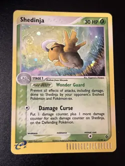 Pokemon Shedinja Dragon Card 11/97 Holo Rare TCG 🌀 Swirl - Image 1