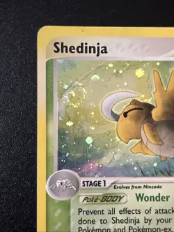Pokemon Shedinja Dragon Card 11/97 Holo Rare TCG 🌀 Swirl - Image 2